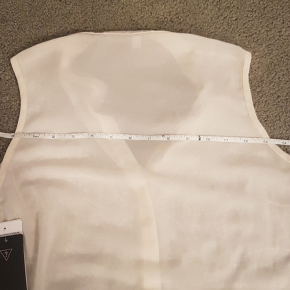 GUESS white blouse - Picture 13 of 13